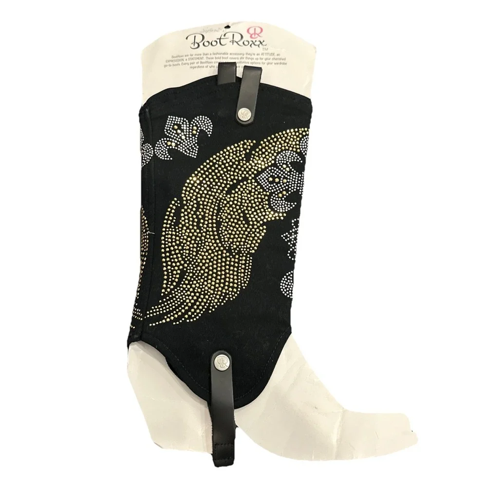 Boot Roxx XS 5-6.5 W Black Trinity Boot‎ Covers NWT Covers Only